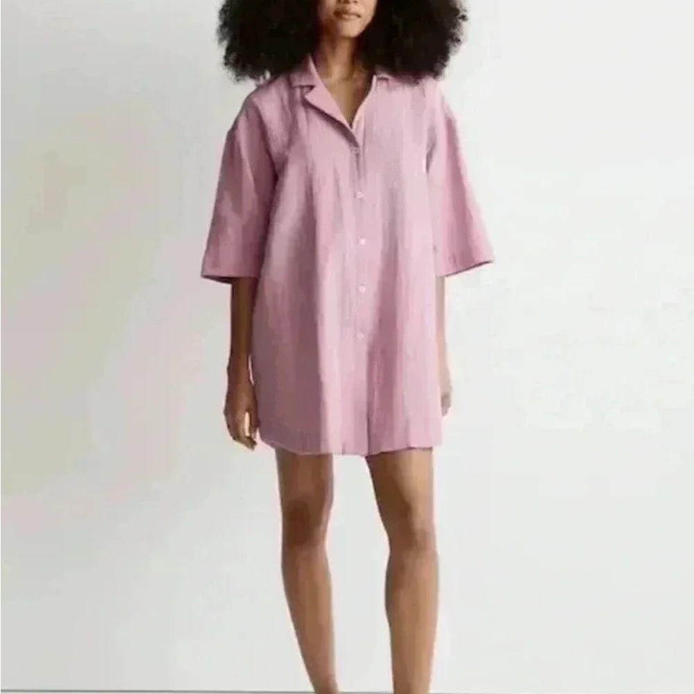 Madewell Rose Shirt Dress